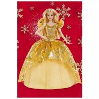 Кукла Barbie Holiday 2020 Doll Blonde Long Hair (Барби Праздничная 2020 блондинка)