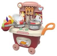 Игровой набор Pituso Кухня Taste Kitchen на колесиках Pink/Розовый