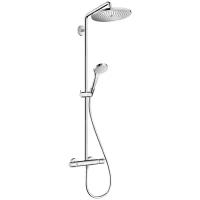 Душевая стойка hansgrohe Croma Select 280 Air 1jet Showerpipe 26790000, серебристый