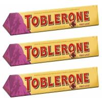 Toblerone Fruit & Nut (изюм и орехи) (3 шт по 100 гр.)