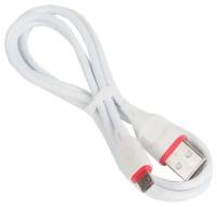 Кабель BOROFONE BX17 Enjoy, USB - MicroUSB, 2.4A, 1м, белый