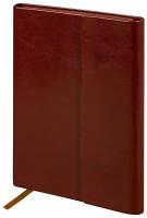 Ежедневник BRAUBERG Magnetic X недатированный, искусственная кожа, А5, 160 листов, коричневый