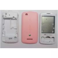 Корпус Sony Ericsson W100 бело-розовый