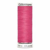 Нитки швейные Gutermann Sew-all 748277 для всех материалов, 200 м, 100% полиэстер (890 тёмный пурпурно-розовый), 5 шт