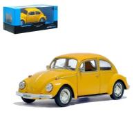 Машина металлическая VOLKSWAGEN BEETLE 1967, 1:32, открываются двери, инерция, цвет красный