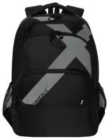 Рюкзак молодежный Grizzly RU-030-11/3 черный - серый