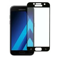 Защитное стекло на Samsung A320F, Galaxy A3 (2017), 9D, черный