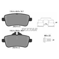 Колодки дисковые задние для mercedes-benz w166 ml250/gl350 2.5cdi/3.5cdi 11 Textar 2521502