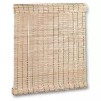 Шторы интерьерные, бамбуковая рулонная римская штора 90х160см / Bamboolend