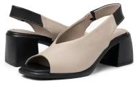 Туфли PIERRE CARDIN женские летние TR-MN-57-5018A размер 40, цвет: серо-коричневый