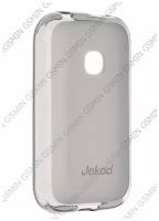 Чехол силиконовый для Alcatel One Touch 3035A Jekod (Прозрачно-черный)