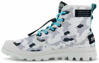 Ботинки женские Palladium Pampa Lite Overlab Camo 77227-940 высокие разноцветные