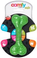 Игрушка для собак COMFY by AQUAEL MINT Косточка с ароматом мяты, 12.5 см, зеленая