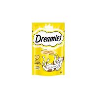 Dreamies Лакомые подушечки для кошек с сыром, 7556, 0,060 кг (10 шт)