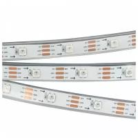 Лента SPI-5000P-AM 5V RGB (5060, 150 LED x1, 2812) (Arlight, Закрытый, IP66)