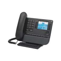 Телефон Alcatel-Lucent Ent Телефонный аппарат 8058s WW Premium Deskphone Moon Grey, 3,5