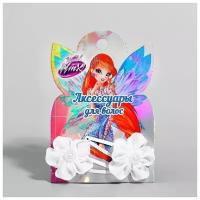 WINX Заколки с цветком винкс, 2 шт 6 х 7,2 см