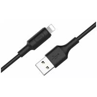 Дата-кабель Hoco RA1 USB - 8 - pin 2.4A, черный