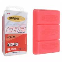 SPRINT PRO Парафины (смазка скольжения) SPRINT PRO (+2 -4°C) СН2 60 г Красный