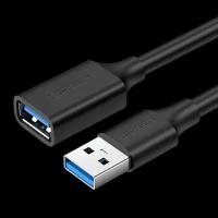 Кабель UGREEN US103 (10314) USB 2.0 A Male to A Female Cable. Длина: 1м. Цвет: черный