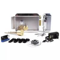 Комплект Leader Lock лотос - электромеханический замок для видеодомофона (замок электромеханический уличный для калитки) в подарочной упаковке