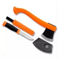 Набор Morakniv Outdoor Kit MG, нож Mora 2000 + топор, оранжевый