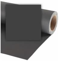 Фон Colorama Black, бумажный, 1.35x11м, черный