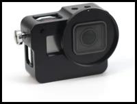 Противоударный алюминиевый металлический корпус MyPads для спортивной экшн-камеры GoPro HERO5/ 6/ 7 черный
