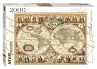 Пазл Step puzzle Историческая карта мира 84003