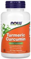 NOW Turmeric Curcumin 60 капсул Нау Куркумин Экстракт 95% 665 мг куркума