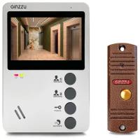 Видеодомофон Ginzzu DP-0401, 4.3