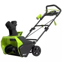 Снегоуборщик Greenworks GD40SB 40V 2600607 (51 см) бесщеточный аккумуляторный с 4 Ач АКБ и ЗУ