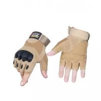 Тактические перчатки беспалые Army Tactical Gloves Песочные L