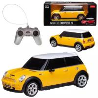 Машина р/у 1:18 Minicooper S, цвет жёлтый 2.4G