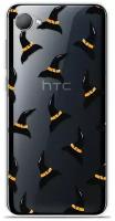 Силиконовый чехол на HTC Desire 12 Шляпа / для НТС Дезайр 12