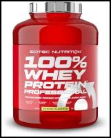 scitec nutrition 100% whey protein professional Банан 2350г