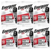 Батарейка Energizer CR123, 12 шт