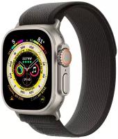 Умные часы Apple Watch Ultra 49 мм Titanium Case GPS + Cellular, титановый/черно-серый Trail Loop