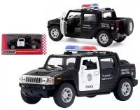 Металлическая машинка Kinsmart 1:40 Hummer Н2 (Полиция) 5097WPKT инерционная в коробке