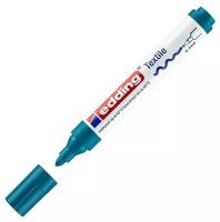 Художественный маркер Edding Маркер для ткани edding 4500, 2-3мм, восточный синий