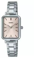 Наручные часы CASIO Collection Collection LTP-V009D-4E, серебряный, розовый