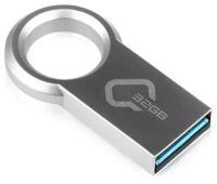 Флешка Qumo Ring 32Gb, USB 3.0, Серый QM32GUD3-Ring 23863