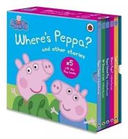 Where's Peppa? and other stories x5 lift the flap books (Свинка Пеппа. Комплект книг)