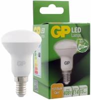 Лампа GP Lighting, R50, LED 5.5 Вт, цоколь Е14, теплый свет (2700К)
