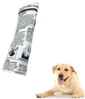 Газета с шуршалкой текстильная, игрушка для собак 25см