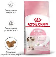 Сухой корм для котят с 4 месяцев Royal Canin Kitten сбалансированный, с птицей, 1,2 кг