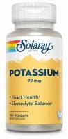 Solaray Potassium Калий (как аминокислотный комплекс калия) 99 mg.100 капс