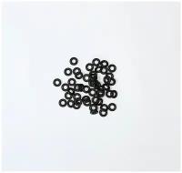 Уплотнительные резиновые кольца (прокладки) 9*4,2*2,4 мм (100 штук)