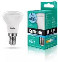 Лампа светодиодная LED6 R50/845/E14 6Вт 4500К бел. E14 480лм 220-240В Camelion 11659