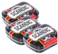 Конфеты Scandic без сахара со вкусом Кола, 3 упаковки